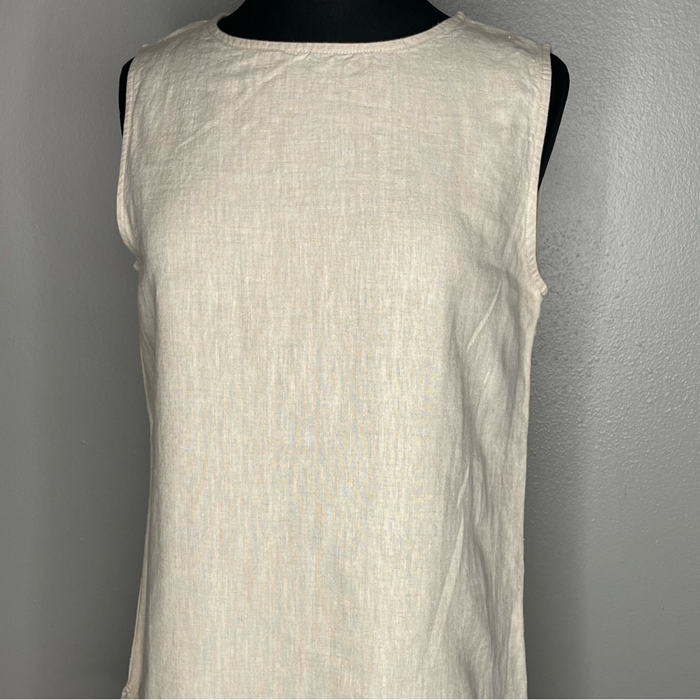 Linden Hill 100% Linen Tank Top | Size Medium